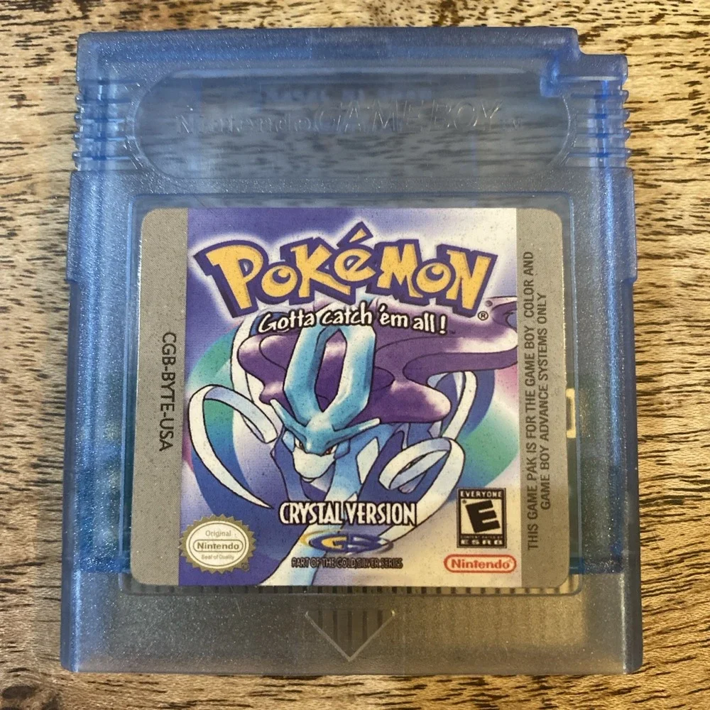 Nintendo Pokémon Crystal Version Nintendo Game Boy Color Role Playing NTSC-U/C …